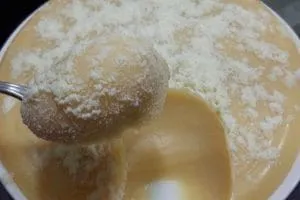 brigadeiro branco de colher