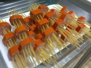 varal de salsicha