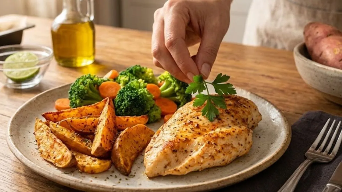 Almoço Saudável, Crocante e Sem Fritura: O Prato Fitness Perfeito para Emagrecer