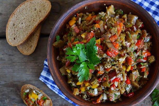 Antepasto de berinjela