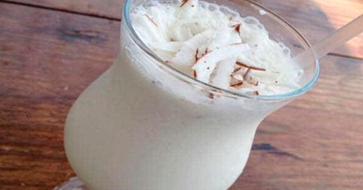 Batida de coco sensacional
