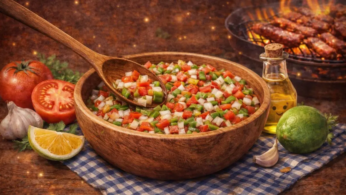 Como fazer a vinagrete perfeita para o seu churrasco em casa