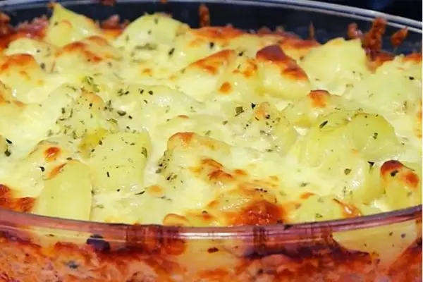 Gratinado de Frango com Batata