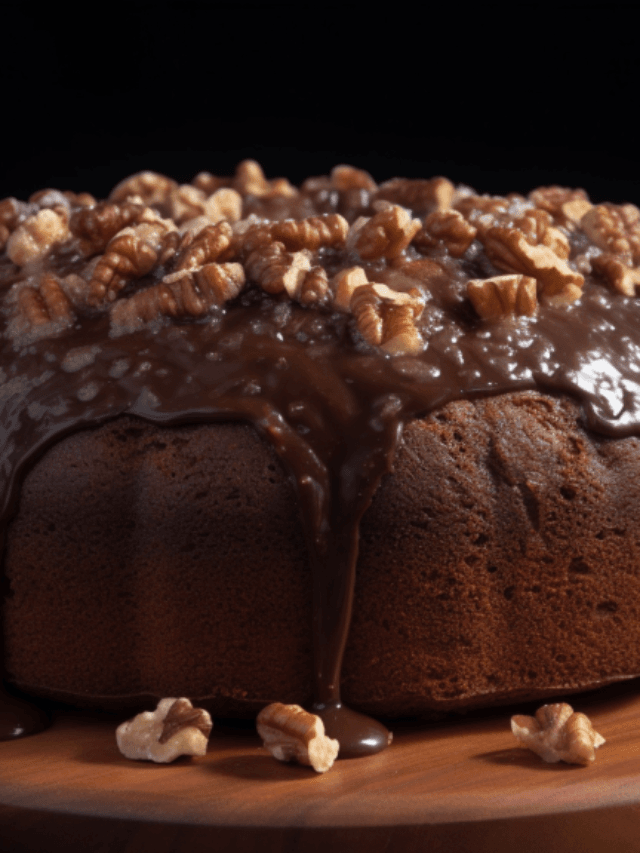 DELICIOUS WHOLE WHEAT WALNUT CAKE
