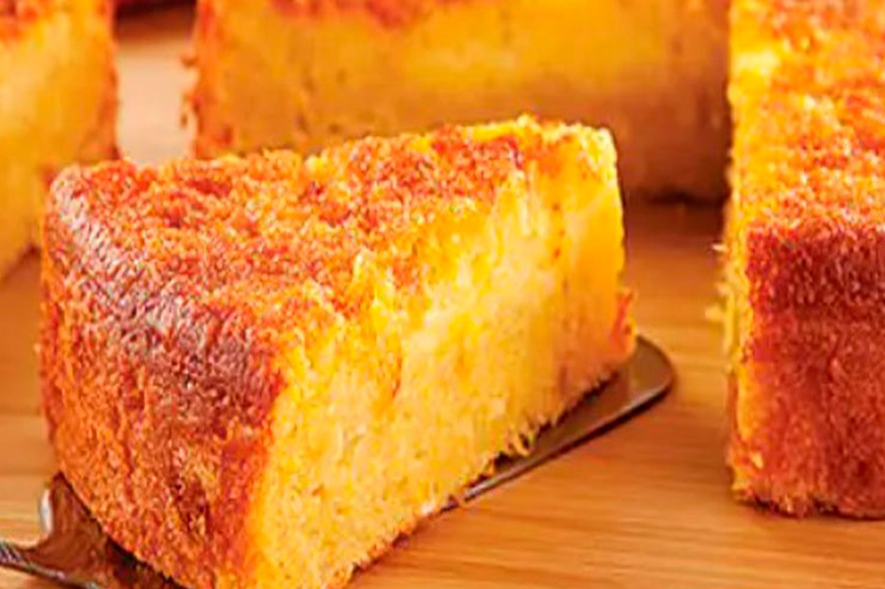 Receita de Bolo de Aipim
