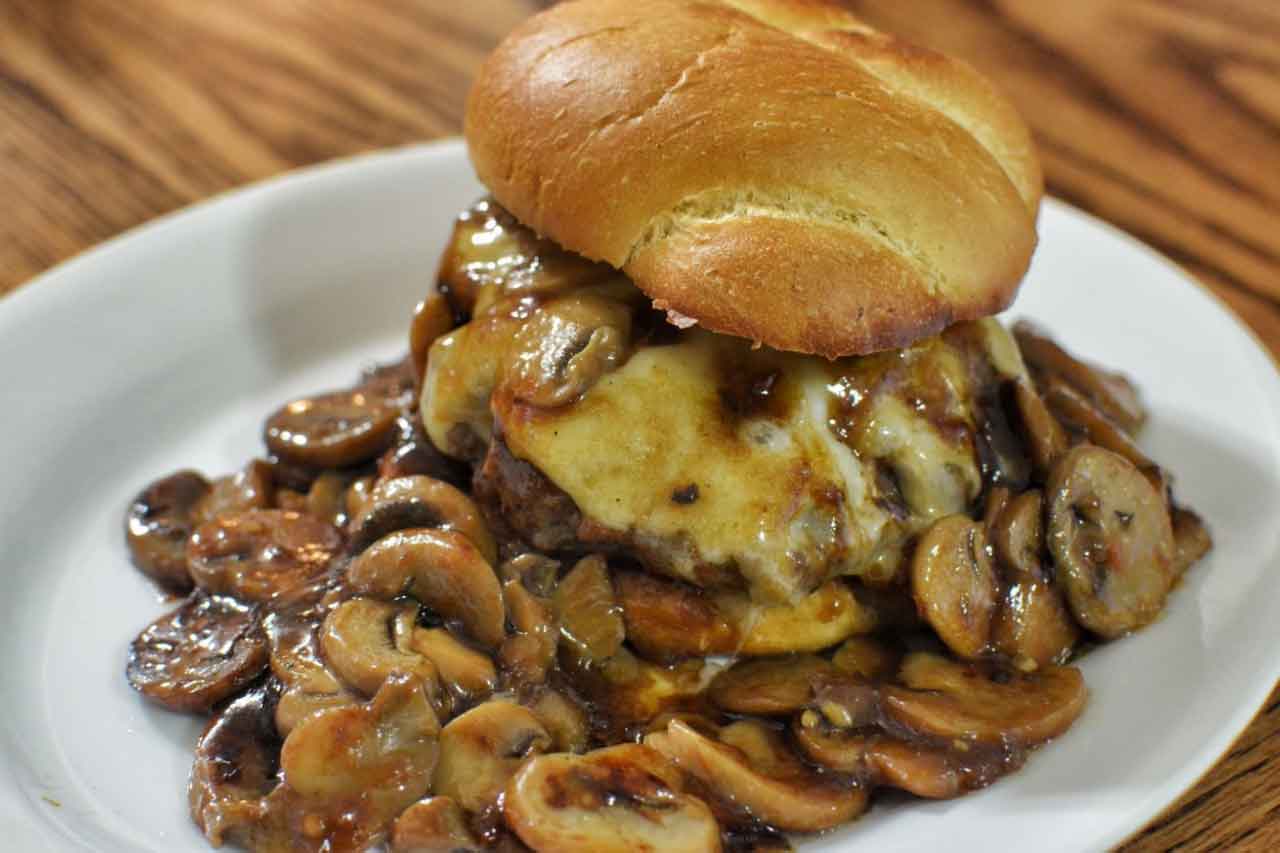 Receita de Hambúrguer com Cogumelos