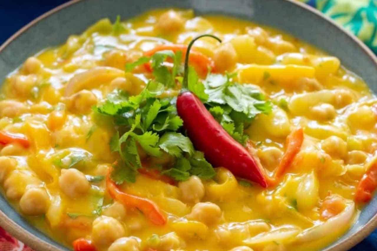 Receita de Moqueca de Grão-de-Bico