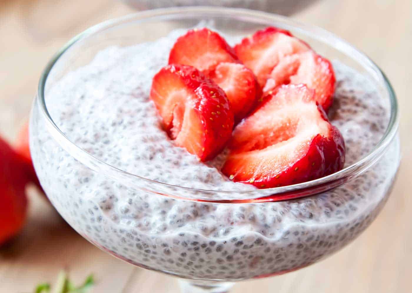 Receita de Pudim de Chia